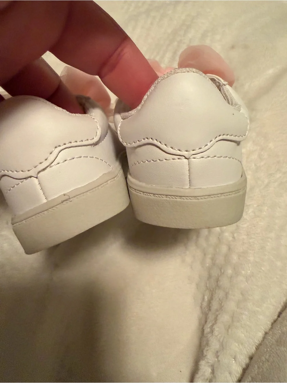 wonder nation White Toddler Sneakers with Pink Tulle Bows
